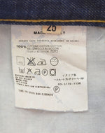 ヘルムートラング HELMUT LANG 90s～00s CLASSIC DENIM SLIM CUT 90's～00’s クラシックデニム スリムカット 濃紺 デニム ネイビー 25 103MB-472