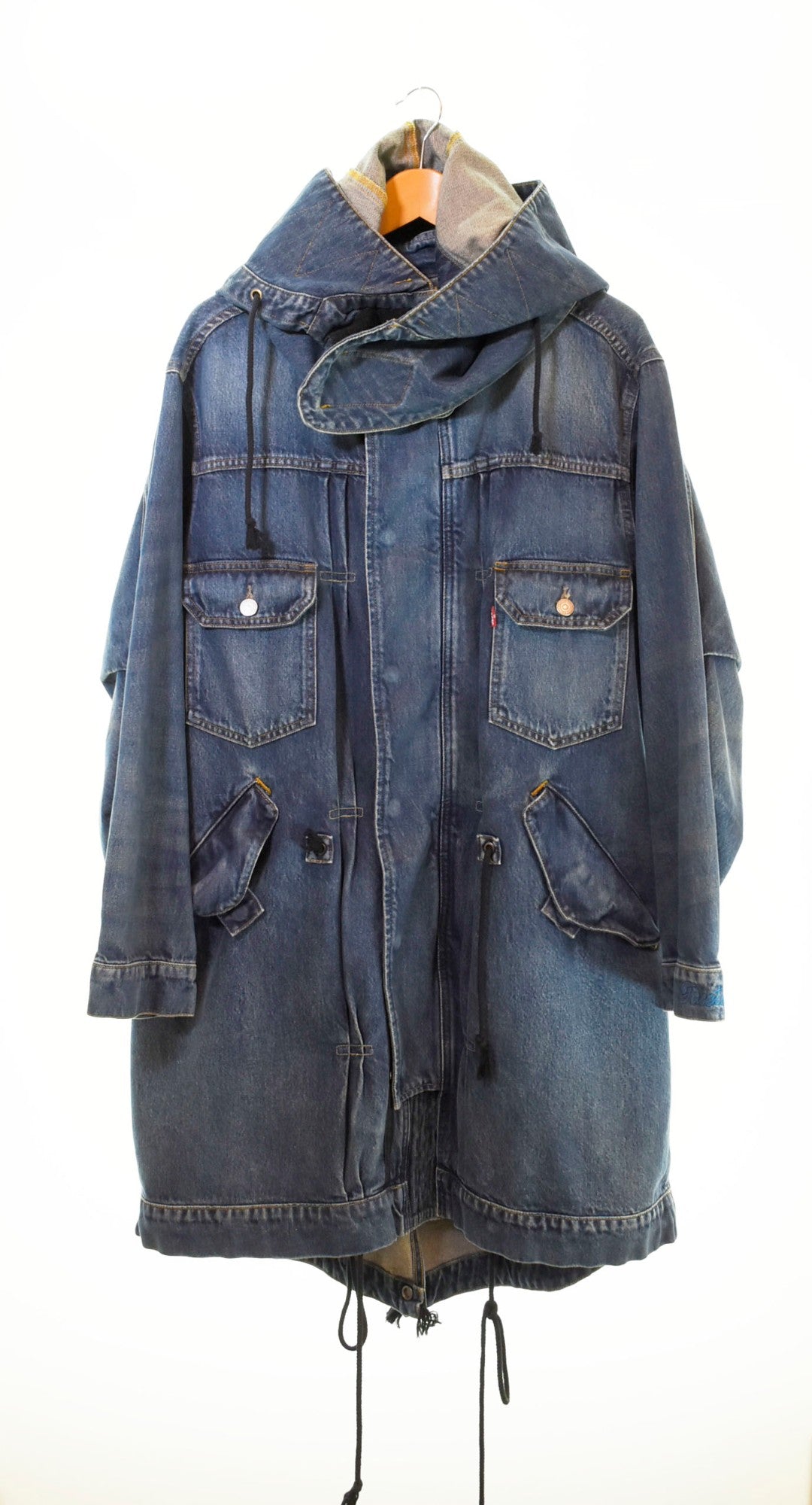 リーバイス Levi's FACETASM ファセッタズム M65 フィッシュテイル デニムジャケット 青 YA-CO-U03 ジャケット ブルー  Mサイズ 103MT-946 | 古着通販のドンドンサガール