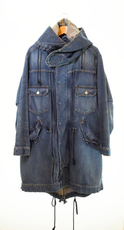 リーバイス Levi's FACETASM ファセッタズム M65 フィッシュテイル デニムジャケット 青 YA-CO-U03 ジャケット ブルー Mサイズ 103MT-946