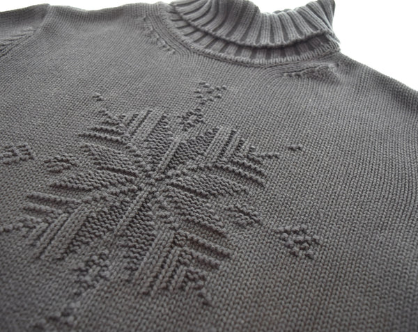 ラルフローレン RalphLauren 雪柄 タートルネック ニット セーター 3X セーター ブラック 103MT-3347