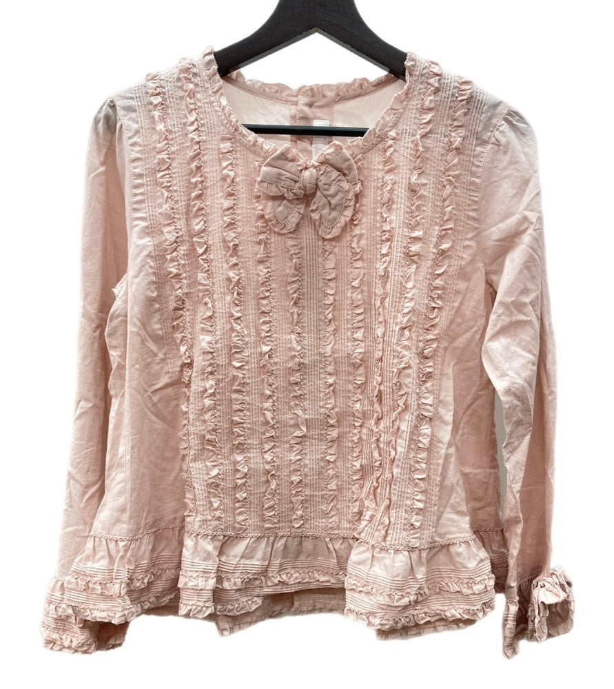 ピンクハウス PINK HOUSE 23AW フリルいっぱい ローンオーバー