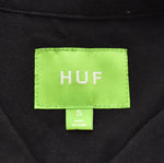 ハフ HUF DICE WOVEN TOP S/S RAYON SHIRT ダイス サイコロ オープンカラー レーヨンシャツ BU00155 半袖シャツ ブラック Sサイズ 103MT-2539