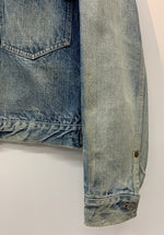 【曜日割引対象外】 リーバイス Levi's 50's 507XX 2nd 革パッチ 片面タブ VINTAGE デニム ジャケット 201MT-3011 VB