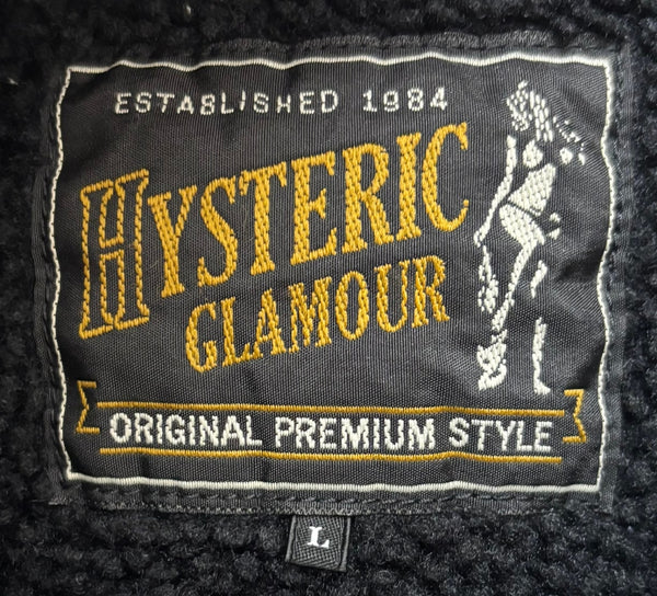 ヒステリックグラマー HYSTERIC GLAMOUR デッキジャケット 0243AB08 ブラック Lサイズ 201MT-3084