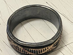 INDIAN JEWELRY ブルースモーガン Bruce Morgan ナバホ族 Navajo スタンプワーク コンビ メンズジュエリー・アクセサリー インディアンジュエリー 指輪・リング シルバー 101goods-193