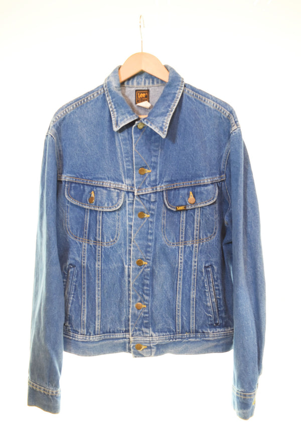 リー Lee 80s USA製 デニム トラッカー ジャケット Gジャン デニムジャケット 46L 220-2647  46L ジャケット ブルー 103MT-3000