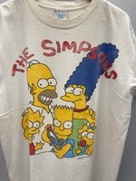 ヴィンテージ vintage 80s ザ・シンプソンズ THE SIMPSONS ANIME Tshirt アニメTシャツ キャラT US古着 ©1989 袖シングル Tシャツ ホワイト Lサイズ 101MT-2973