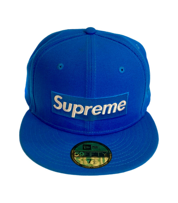 シュプリーム SUPREME Sharpie Box Logo New Era CAP ニューエラ コラボ Blue 帽子 メンズ帽子 キャップ ブルー 101hat-104