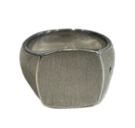 トムウッド TOMWOOD Cushion Satin クッションサテンリング シグネットリング 印台 925刻印 　 メンズジュエリー・アクセサリー 指輪・リング シルバー 101goods-174