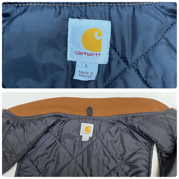 【曜日割引対象外】 カーハート Carhartt ダックベスト ベスト ベージュ Lサイズ 201MT-4447 VB