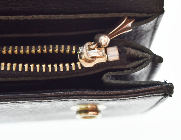 アージェントグリーム Argent Gleam Long Wallet クロスボタン 財布 黒 財布・ケース メンズ財布 ブラック 103SA-17