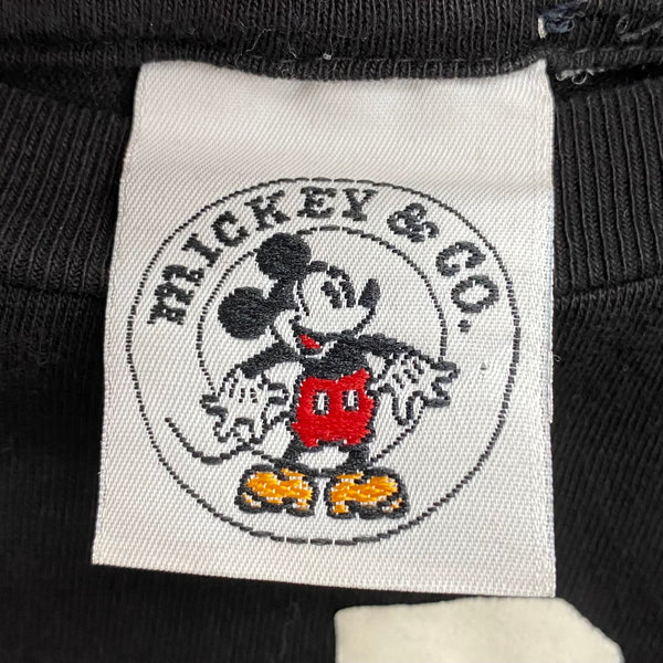 【曜日割引対象外】 US古着 ディズニー Disney 激おこドナルド ぶち抜き両面TシャツMICKEY＆CO. Tシャツ ブラック 201MT-3643 VB
