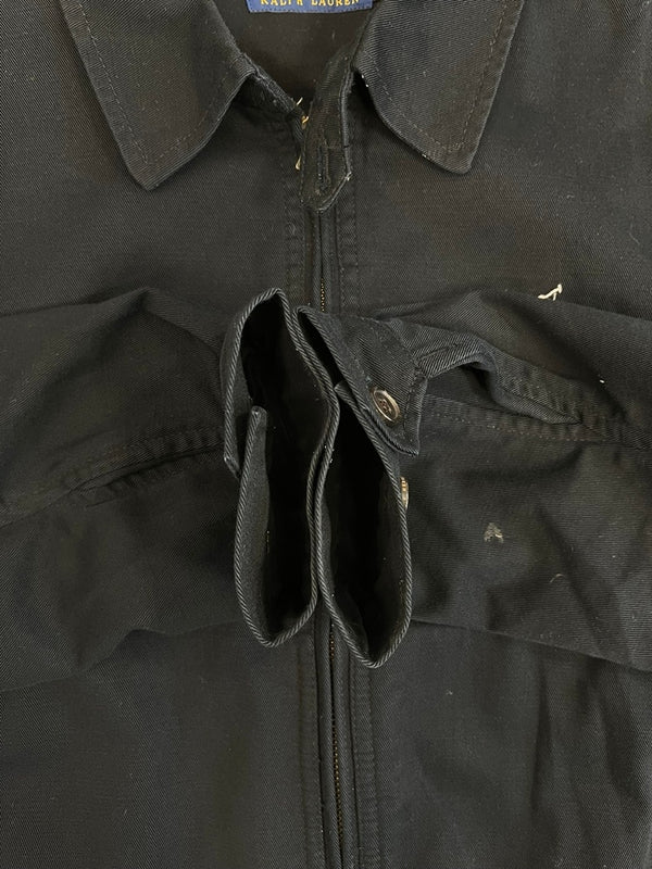 ラルフローレン RalphLauren コットン スイングトップ 黒 ジャケット ブラック Sサイズ 101LT-159