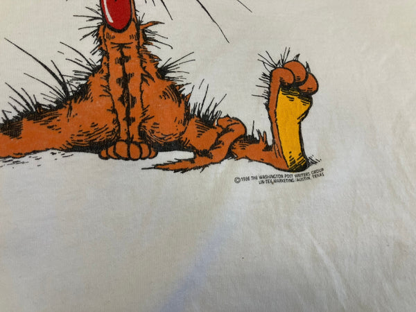 ヴィンテージ vintage 90's 90年代 THE WASHINGTON POST Bill The Cat ワシントンポスト ビルザキャット MADE IN USA アメリカ製 XL Tシャツ ホワイト LLサイズ 101MT-3915