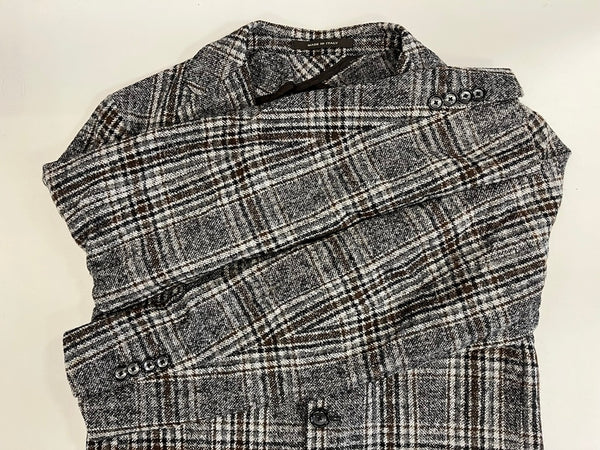 タリアトーレ TAGLIATORE チェック テーラードジャケット イタリア製 1SMC22K-85QIG023 サイズ50 ジャケット グレー 101MT-4855