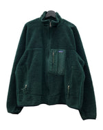 パタゴニア Patagonia 90s CLASSIC RETRO-X JACKET クラシック レトロ ジャケット ボア ジップアップ アウトドア USA製 緑 23055 ジャケット ロゴ グリーン XLサイズ 104MT-1737