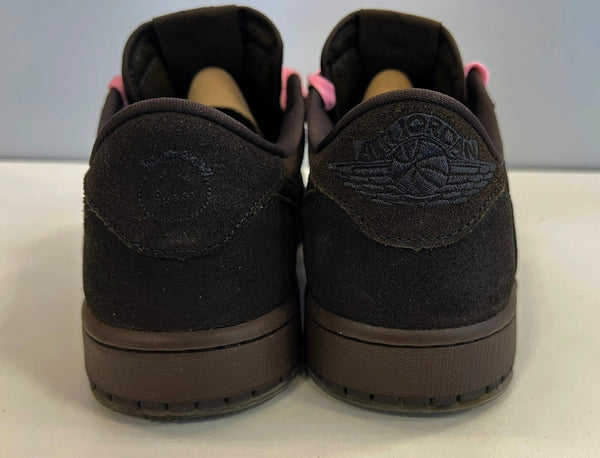 ジョーダン JORDAN Travis Scott Nike Air Jordan 1 Low OG SP Velvet Brown and Dark Mocha トラヴィススコット ナイキ エアジョーダン1 ロー OG SP ベルベットブラウン アンド ダークモカ DM7866-202 メンズ靴 スニーカー ブラウン 27.5cm 101sh-2178