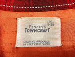 タウンクラフト TOWNCRAFT 船タグ 60's 60s オンブレチェックシャツ 赤 長袖シャツ チェック レッド Mサイズ 101MT-2308