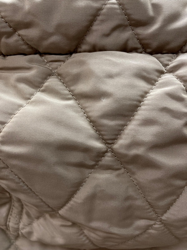 バーバリー Burberry ロンドン LONDON 三陽商会 ダッフルコート トグル ナイロン フーディ キルティング 裏地ノバチェック BEIGE  B1C08-263-50 コート ベージュ SIZE40 104LT-219