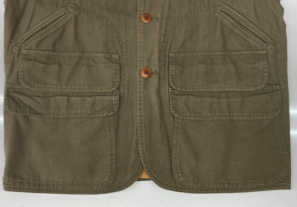 ラルフローレン RalphLauren POLO COUNTRY 80s 90s REVERSIBLE HUNTING JACKET リバーシブル ハンティング ジャケット アウター 茶 緑 サイズ 9 ジャケット 無地 カーキ 104MT-2048
