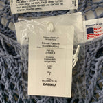 ダイリク DAIRIKU 21SS Flower Pattern Hand Knitting セーター ブルー Fサイズ 201MT-4810