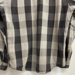 【曜日割引対象外】 ファイブブラザー FIVE BROTHER 80's ネルシャツ グレー USA製 長袖シャツ ブラック Mサイズ 201MT-4515 VB