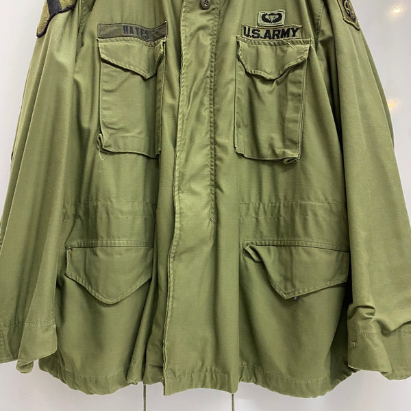 【曜日割引対象外】 ミリタリー MILITARY 70's US.ARMY M-65 3rd フィールドジャケット ジャケット カーキ XLサイズ 201MT-4629 VB