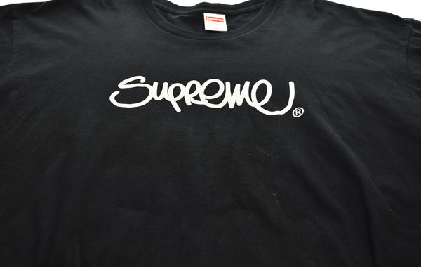 シュプリーム SUPREME 22SS Handstyle Tee ハンドスタイル ロゴ Tシャツ XXL Tシャツ ブラック 3Lサイズ 103MT-2974