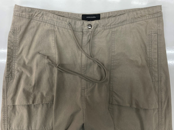 エンタイアスタジオ entire studios FREIGHT CARGO PANTS カーゴ パンツ ジップフライ ワイド ワーク ドロスト 灰 無地 カーゴパンツ グレー Lサイズ 104MB-400