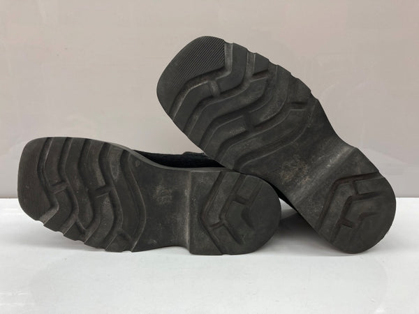 バッファロー Buffalo LACEUP BOOTS レースアップ ブーツ ハラコ 厚底 黒 5927 メンズ靴 ブーツ その他 ブラック サイズ 41 104S-1075