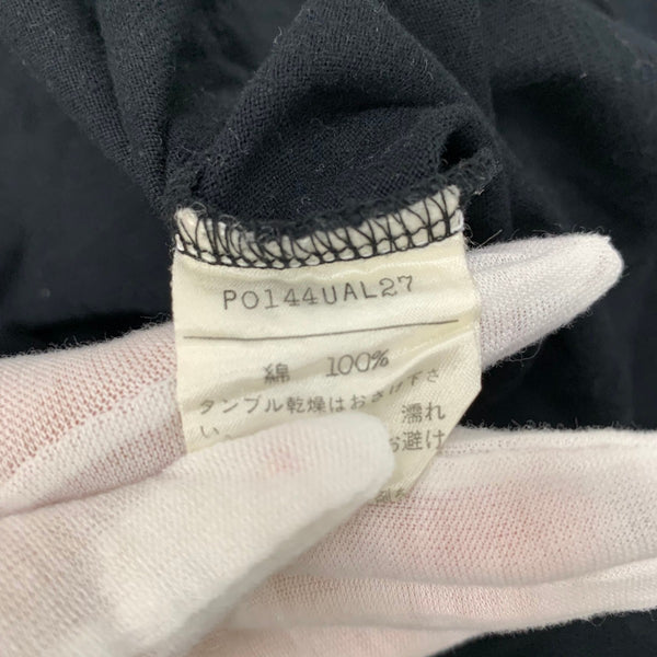 ピンクハウス PINK HOUSE ロングワンピース リボン ワッペン フード付き ギンガムチェック柄 ワンピース ブラック 201LT-437