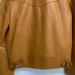 【曜日割引対象外】 ヌーディージーンズ Nudie Jeans Eddy レザージャケット 571615006 ジャケット ブラウン Sサイズ 201MT-3918 VB