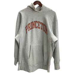 【曜日割引対象外】 チャンピオン Champion 80's REVERSE WEAVE USA製 トリコタグ 染み込み PRINCETON パーカ グレー XLサイズ 201MT-3659 VB