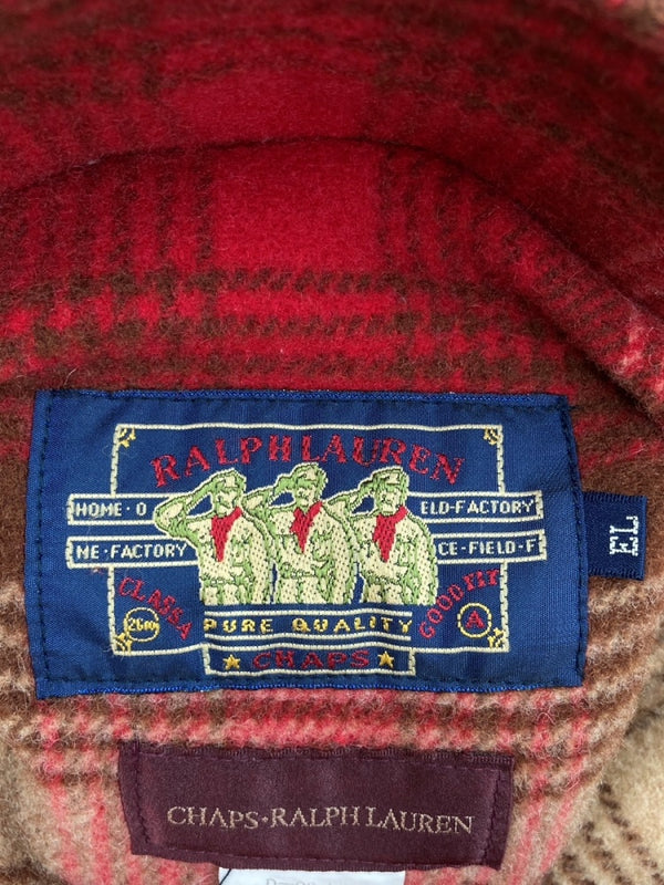 ラルフローレン RalphLauren CHAPS REVERSIBLE COVERALL JACKET リバーシブル カバーオール ジャケット アウター コート 薄茶 D-OS 1380 サイズ EL ジャケット 無地 ベージュ 104MT-1440