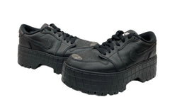 ナイキ NIKE 25年製 Women's Air Jordan 1 Brooklyn Low ウィメンズ エアジョーダン1 ブルックリン ロー 厚底 ヒール BLACK 黒 HF3184-001 レディース靴 スニーカー ブラック 24.5cm 104S-912