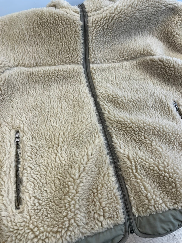 パタゴニア PATAGONIA 00s 00's 04年製 Retro Rhythm Hoody レトロ リズムフーディー フリースジャケット ナチュラル カーキ ベージュ USA製 20930F4 ジャケット ベージュ Mサイズ 101MT-5022