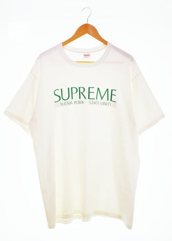 シュプリーム SUPREME 20AW Nuova York Tee ヌオーヴァ ヨーク 半袖 Tシャツ XL Tシャツ ホワイト 103MT-2721