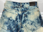 シュガーヒル SUGARHILL CLASSIC DOUBLE KNEE DENIM PANTS ダブル  ニー デニム パンツ ジーパン シンチバック ボタンフライ 加工 ズボン 白 青 総柄 23AWPT04 デニム ブルー サイズ 32 104MB-392