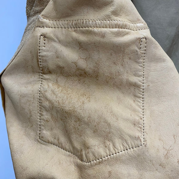 アンユーズド UNUSED カウレザーウエスタンシャツ 長袖シャツ ブラウン 3サイズ 201MT-4416