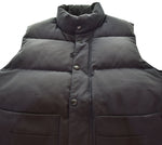 カナダグース CANADA GOOSE down vest ロゴ 刺繍 ダウンベスト黒 68F8490 ベスト ブラック Sサイズ 103MT-2820