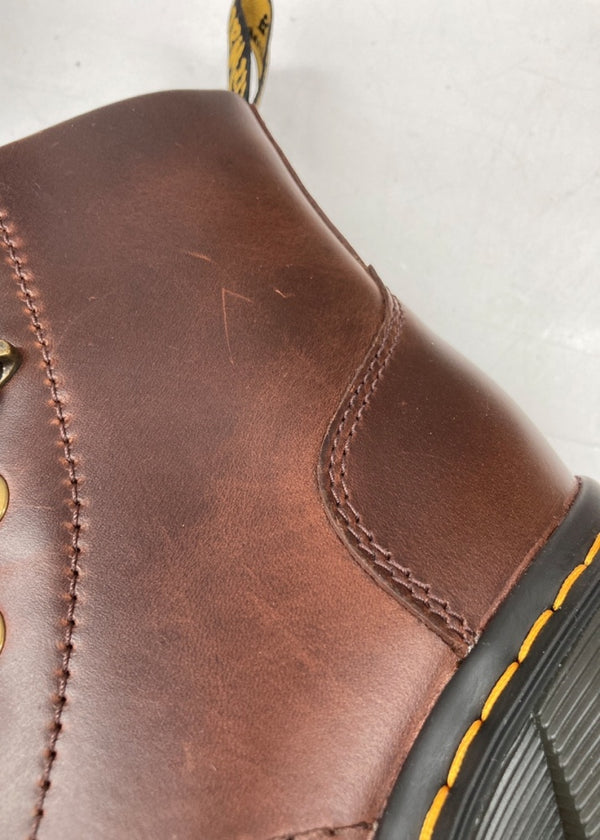 ドクターマーチン Dr.Martens JESY ジェシー 6 タイ ブーツ 厚底 ヒール レザー レースアップ Classic Pull Up DARK BROWN 茶色 31758201 レディース靴 ブーツ その他 ブラウン EU37 104S-722