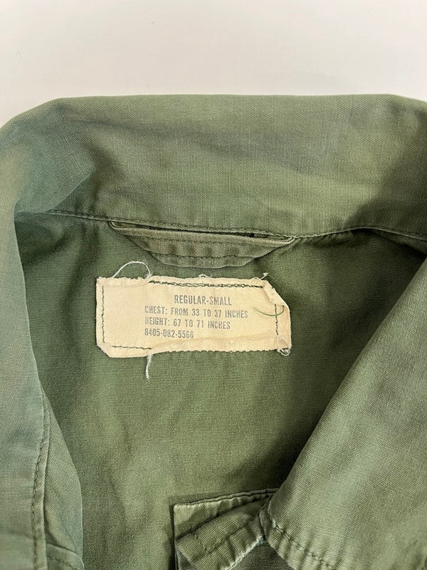 ミリタリー military ヴィンテージ Vintage 60s US ARMY 2nd ファティーグジャケット トロピカル コンバット ジャケット ジャケット カーキ 101MT-4876