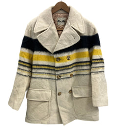 ヴィンテージ vintage 50's~60’s 50~60年代 Mac-Mor of canada Blanket Coat ブランケットコート ライン ウッドボタン 38 ジャケット ベージュ 101MT-4765