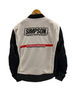 シンプソン SIMPSON Mesh Jacket メッシュジャケット バイカージャケット レーシングジャケット 白 NSM-3 ジャケット ホワイト Lサイズ 101MT-5223