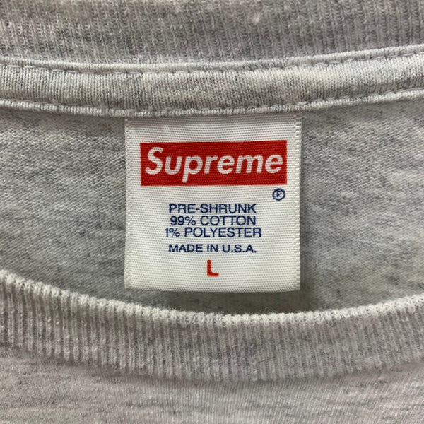 シュプリーム SUPREME American Picture Tee Tシャツ グレー Lサイズ 201MT-4042