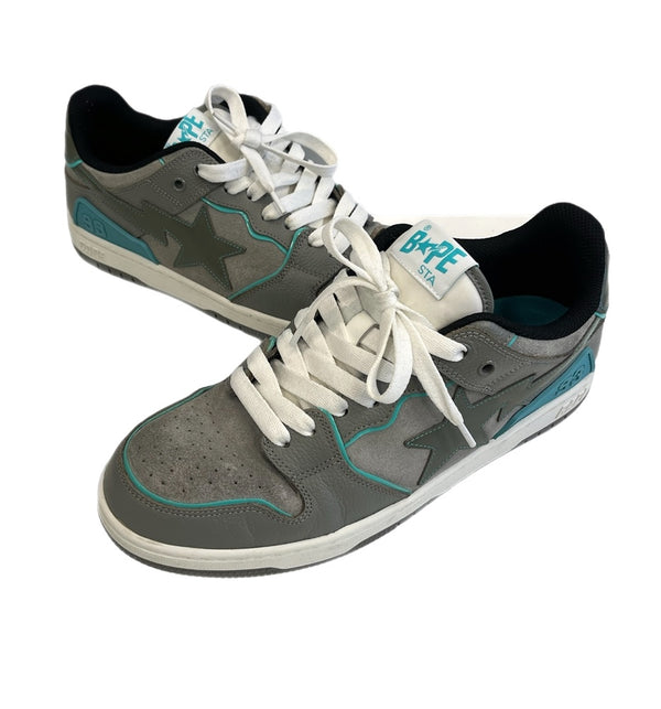 ア ベイシング エイプ A BATHING APE BAPE SK8 STA ベイプスター 1170191011 メンズ靴 スニーカー グレー 28cm 101sh-2344