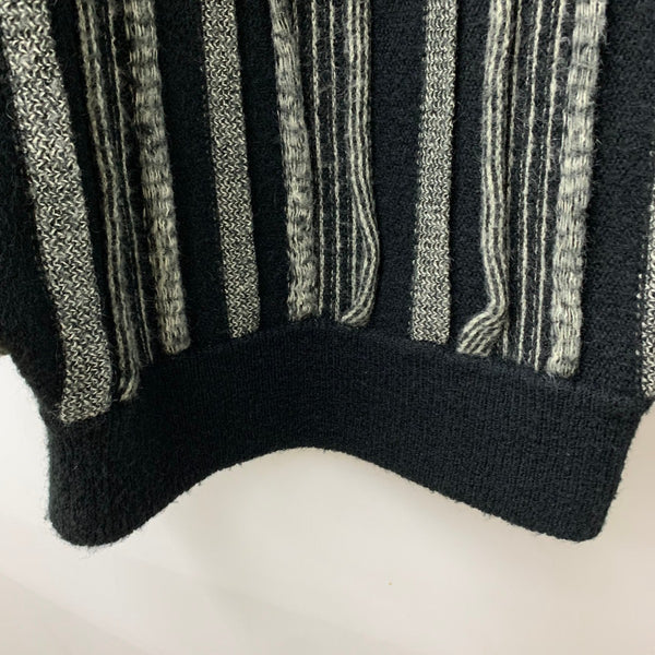 イッセイミヤケ ISSEY MIYAKE 80s ボートネック ストライプ ニット 筆