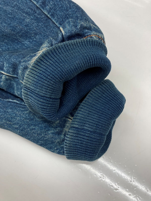 チャップス CHAPS 80s DENIM JACKET デニム ジャケット MA-1 ジップアップ 水兵 兵隊タグ アウター Ralph Lauren インディゴ 青 ジャケット ロゴ ブルー Mサイズ 104MT-2273