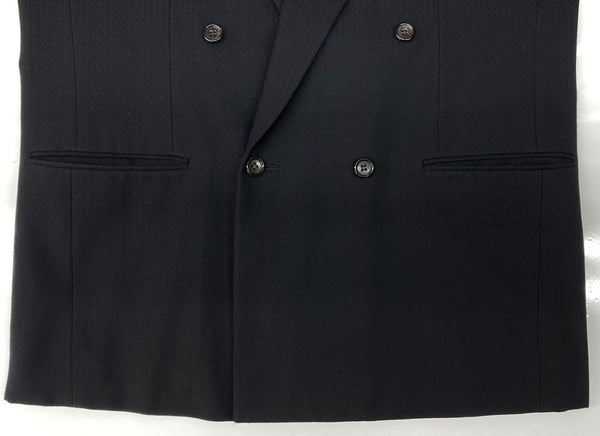 コムデギャルソン COMME des GARCONS HOMME TAILORED JACKET テーラード ジャケット 田中オム スーツ 黒 HS-08019M ジャケット 無地 ブラック Mサイズ 104MT-2091