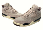 ナイキ NIKE 24年製 × A MA MANIERE ア マ マニエール WMNS AIR JORDAN 4 RETRO OG PHANTOM エア ジョーダン レトロ 薄茶色 FZ4810-200 メンズ靴 スニーカー ベージュ 27.5cm 104-shoes582